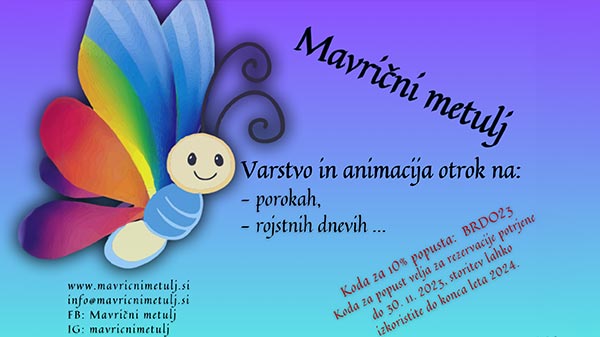 Mavrični Metulj logo